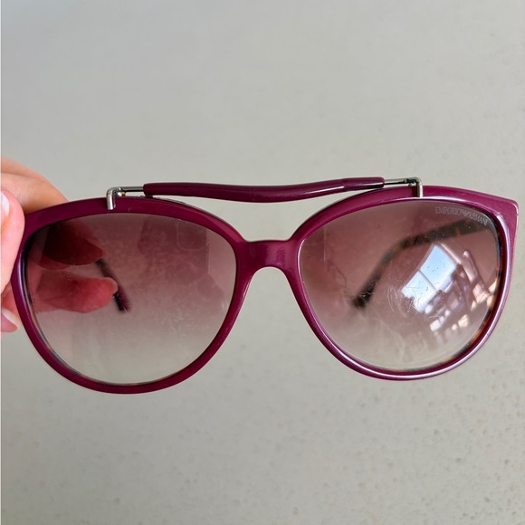 EMPORIO ARMANI EA4039 sunglasses in the colorway 5265/1 burgundy main image 5